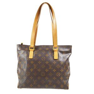 LOUIS VUITTON CABAS PIANO SHOULDER TOTE BAG PURSE MONOGRAM